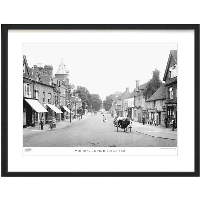 'Midhurst, North Street 1921' by Francis Frith - Picture Frame Photograph Print on Paper The Francis Frith Collection Size: 28cm H x 36cm W x 2.3cm D on Productcaster.