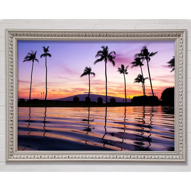 Ripples At Sunset - Single Picture Frame Art Prints Bright Star Size: 42.42cm H x 59.7cm W x 3cm D on Productcaster.