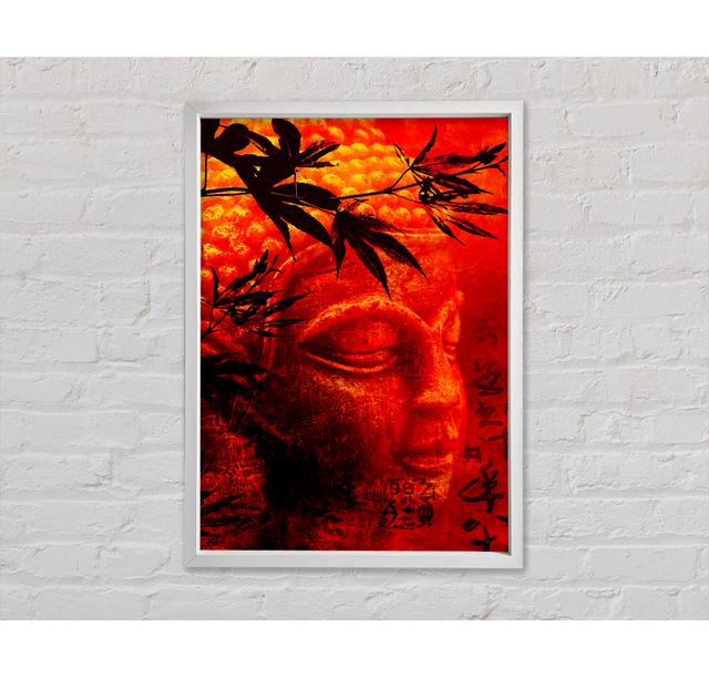 Bamboo Buddha Burnt Orange - Single Picture Frame Art Prints on Canvas Bright Star Size: 84.1cm H x 59.7cm W x 3.3cm D on Productcaster.