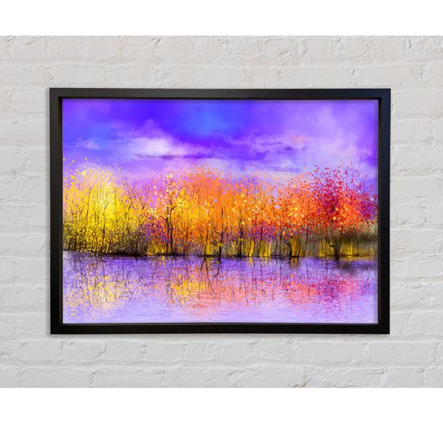 Magical Trees - Single Picture Frame Art Prints on Canvas Bright Star Size: 59.7cm H x 84.1cm W x 3.3cm D on Productcaster.