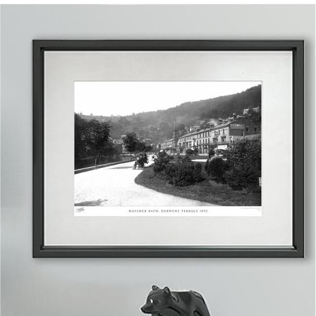 Matlock Bath, Derwent Terrace 1892' - Picture Frame Photograph Print on Paper The Francis Frith Collection Size: 60cm H x 80cm W x 2.3cm D on Productcaster.