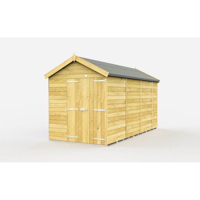 7ft x 14ft Apex Shed - Double Door without Windows Dakota Fields on Productcaster.