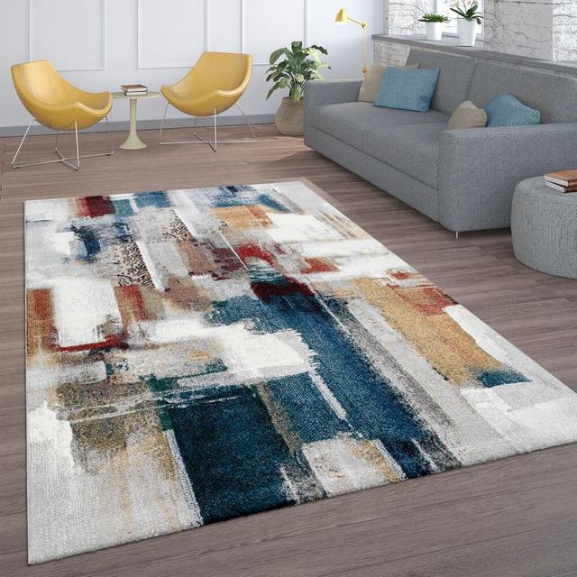 Set Flatweave Blue/Cream Rug Wade Logan Rug Size: Rectangle 120 x 170cm on Productcaster.