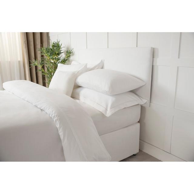 Headboard Cover Only Belledorm Size: Single, Colour: White on Productcaster.