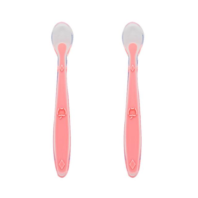 Berel Children's Spoon (Set of 2) 17 Stories Colour: Pink on Productcaster.