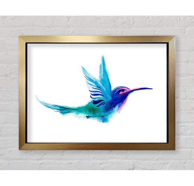 Elegant Rainbow Bird - Single Picture Frame Art Prints Bright Star Size: 59.7cm H x 84.1cm W x 3.4cm D on Productcaster.