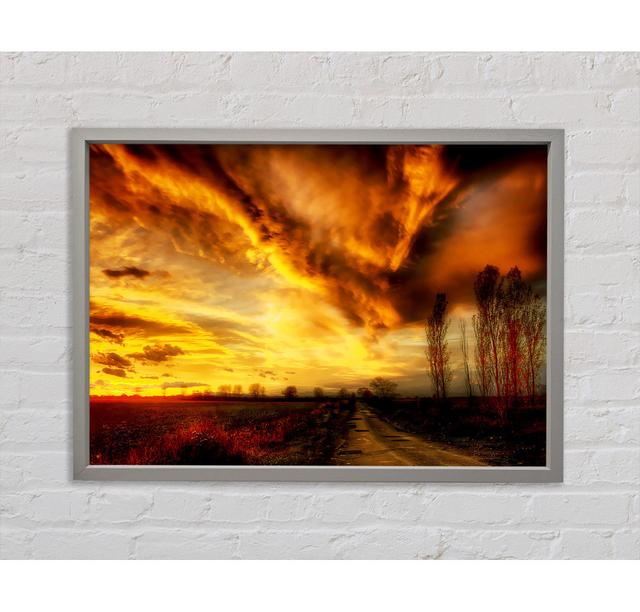 The Road To Nowhere - Single Picture Frame Art Prints on Canvas 17 Stories Size: 100cm H x 141.4cm W x 3.3cm D on Productcaster.