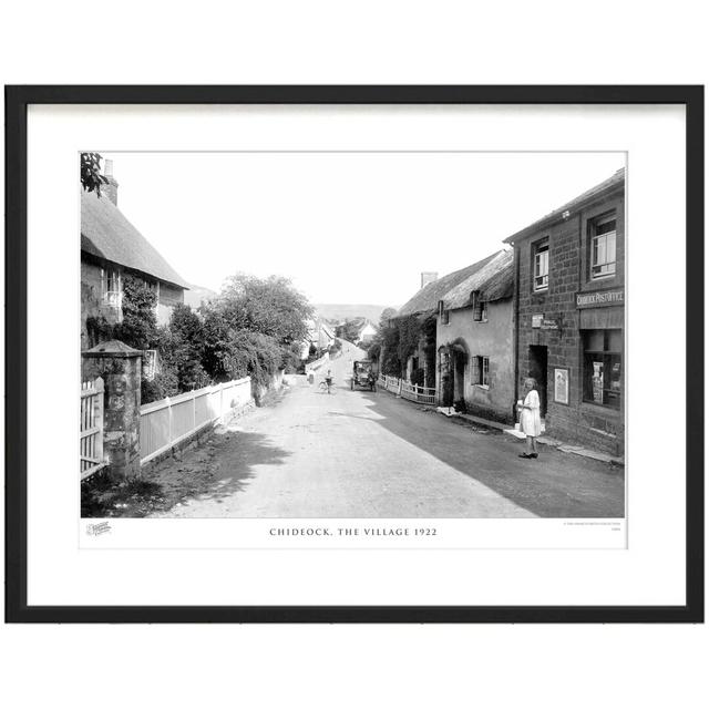 'Chideock, the Village 1922' by Francis Frith - Picture Frame Photograph Print on Paper The Francis Frith Collection Size: 40cm H x 50cm W x 2.3cm D on Productcaster.