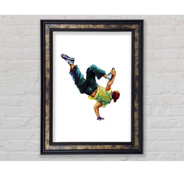 Break Dancing 1 - Single Picture Frame Art Prints Rosalind Wheeler Size: 42cm H x 29.7cm W x 8cm D on Productcaster.