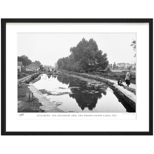 'Aylesbury, the Aylesbury Arm, the Grand Union Canal 1921' by Francis Frith - Picture Frame Photograph Print on Paper The Francis Frith Collection Siz on Productcaster.