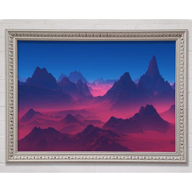 Red To Blue Horizon - Single Picture Frame Art Prints Bright Star Size: 100cm H x 141.4cm W on Productcaster.