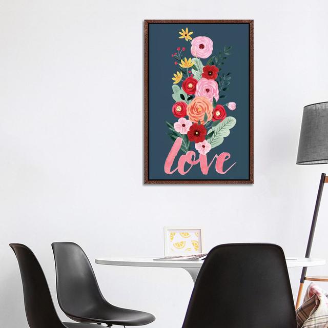 Sweet Hearts Collection B by Grace Popp - Gallery-Wrapped Canvas Giclée on Canvas Lark Manor Format: Classic Wood Floater Frame, Size: 101.6cm H x 66. on Productcaster.