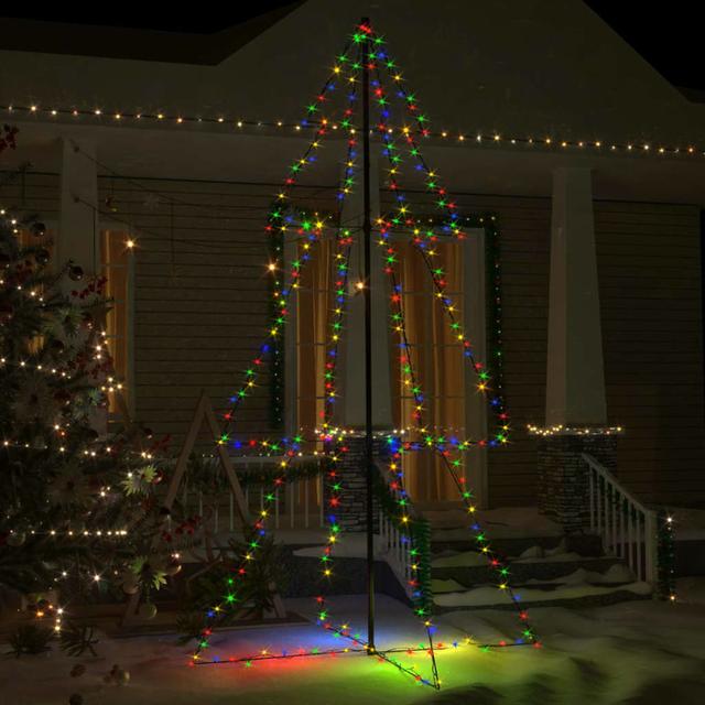 Künstlicher Weihnachtsbaum 220 cm Weiß mit 200 LED-Leuchten Die Saisontruhe on Productcaster.