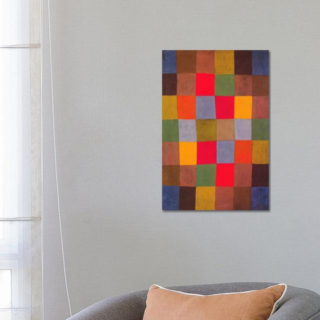 New Harmony by Paul Klee - Wrapped Canvas Graphic Art Latitude Run Size: 66.04cm H x 45.72cm W x 1.91cm D on Productcaster.