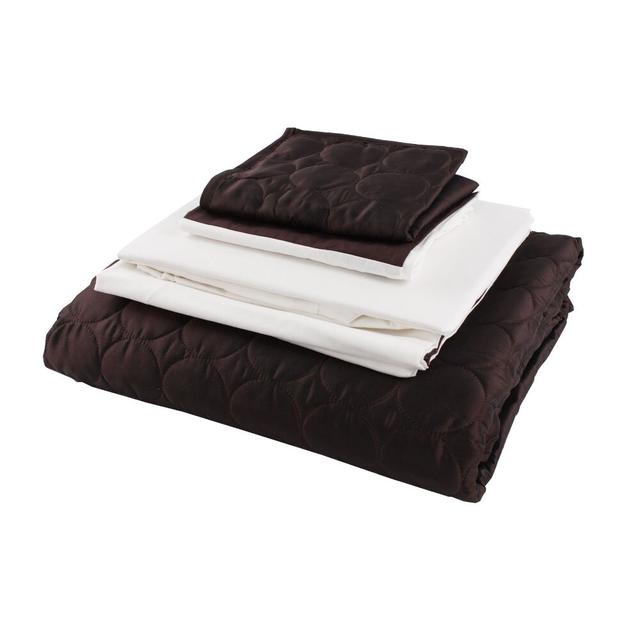 Bed To Go 180 TC Percale Duvet Cover Set Ebern Designs Colour: Black, Size: Single - 1 Standard Pillowcase on Productcaster.