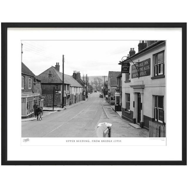 'Upper Beeding, from Bridge C1955' by Francis Frith - Picture Frame Photograph Print on Paper The Francis Frith Collection Size: 60cm H x 80cm W x 2.3 on Productcaster.