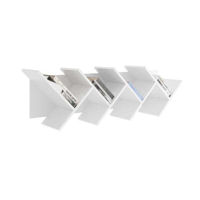 Kuttner 4 Piece Floating Shelf Latitude Run Finish: White on Productcaster.