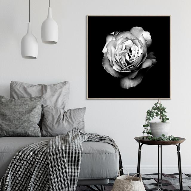 'For You' Framed Photograph on Canvas East Urban Home Size: 102cm H x 102cm W, Format: Black Floater Frame on Productcaster.