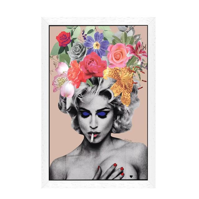 De Madonna Grande - Graphic Art Print on Canvas Hykkon Size: 66.04cm H x 45.72cm W x 3.81cm D, Frame Option: White Framed on Productcaster.