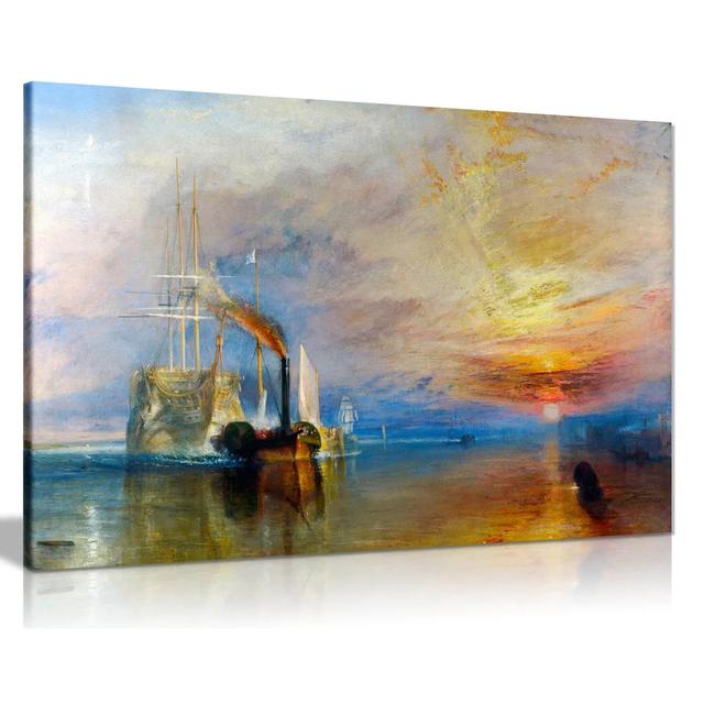 J.M.W. Turner Fighting Temeraire - Print Longshore Tides Size: 20cm H x 31cm W on Productcaster.