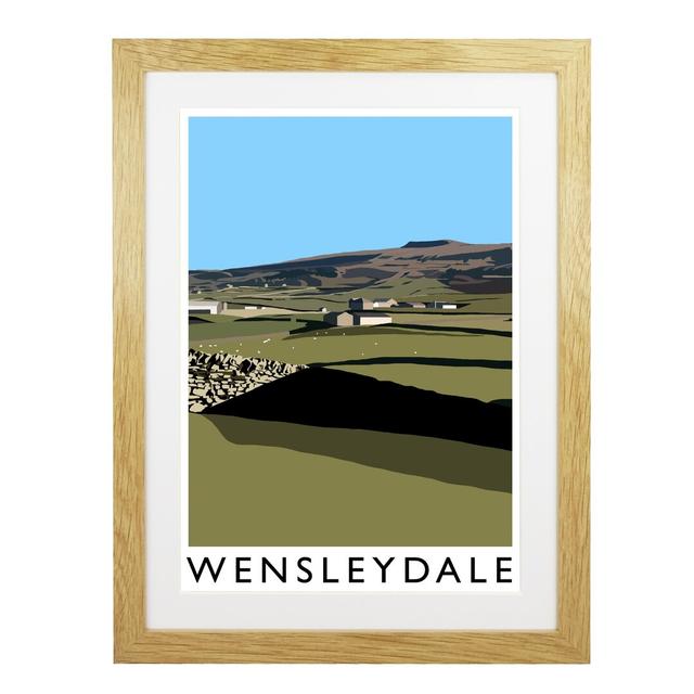 Wensleydale by Richard O'Neil - Print East Urban Home Size: 54 cm H x 44 cm W x 2.2 cm D, Format: Oak Wood Frame on Productcaster.