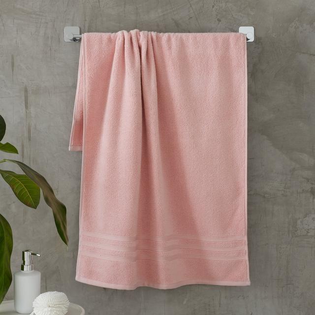 Zero Twist 100% Cotton Towel Catherine Lansfield Colour: Pink on Productcaster.