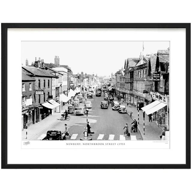 'Newbury, Northbrook Street C1955' by Francis Frith - Picture Frame Photograph Print on Paper The Francis Frith Collection Size: 45cm H x 60cm W x 2.3 on Productcaster.