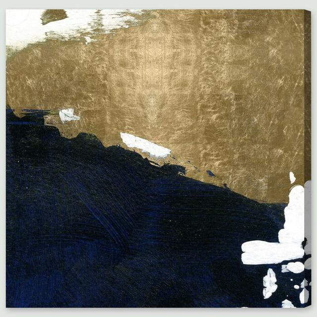 'Pacific Ocean Night' - Wrapped Canvas Graphic Print East Urban Home Size: 40.64cm Hx40.64cm Wx3.81cm D on Productcaster.