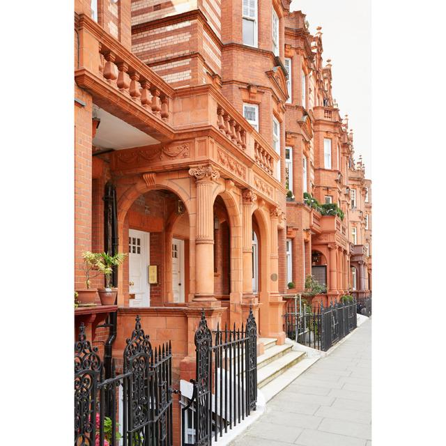 Red Bricks Houses in London by Andreaastes - Wrapped Canvas Photograph 17 Stories Size: 91cm H x 61cm W on Productcaster.