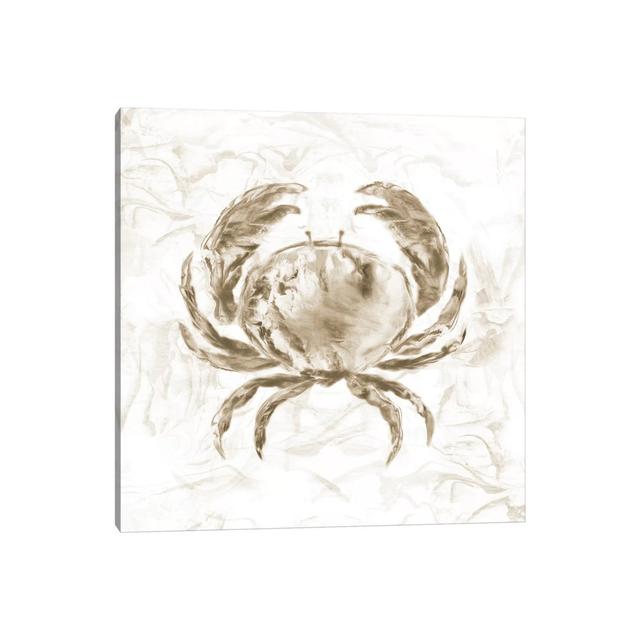 Soft Marble Coast Crab House of Hampton Size: 45.72cm H x 45.72cm W x 3.81cm D on Productcaster.