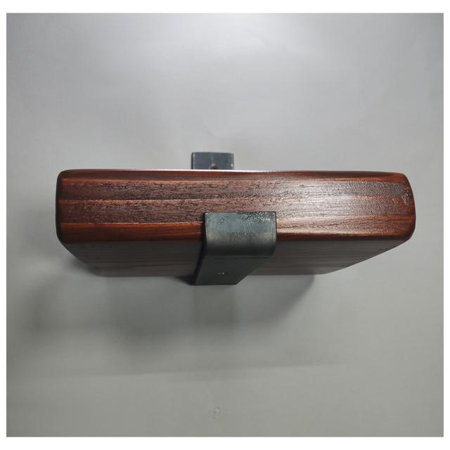 Eliya Oak Solid Wood Bracket Shelf Brambly Cottage Size: 4.5 cm H x 20 cm W x 22.5 cm D on Productcaster.