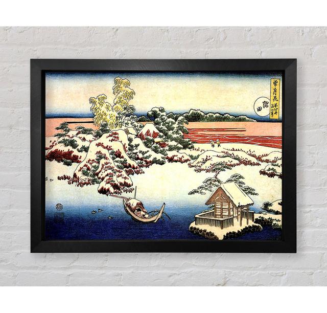 Hokusai Winterlandschaft von Suda von Katsushika Hokusai - Einzelne Bilderrahmen Kunstdrucke Bright Star Größe: 84,1 cm H x 118,9 cm B x 3,4 cm T on Productcaster.