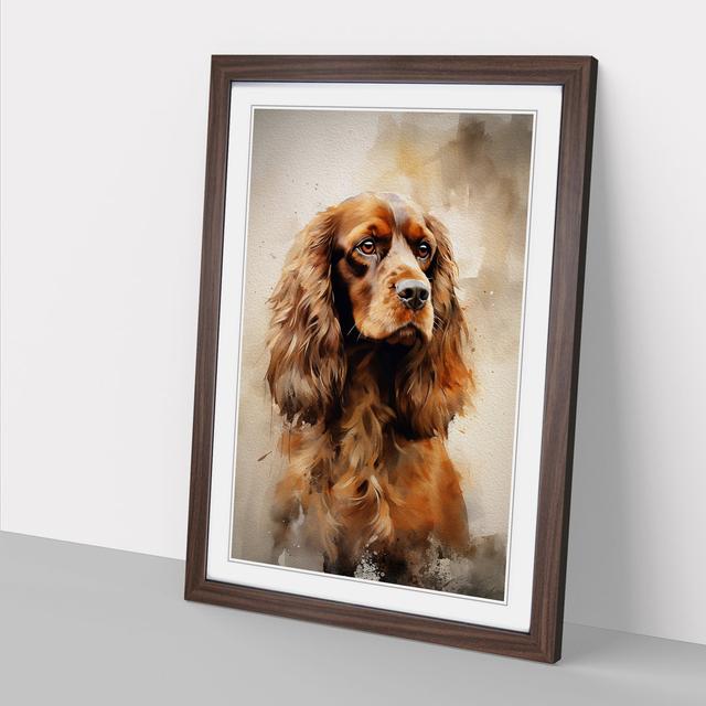 Single Picture Frame Art Prints on Wood Marlow Home Co. Format: Walnut Framed, Size: 34cm H x 25cm W on Productcaster.