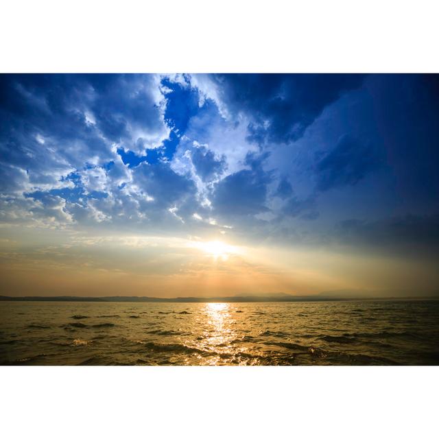 Lake At Sunset by Adam Smigielski - Wrapped Canvas Print Latitude Run Size: 51cm H x 76cm W x 3.8cm D on Productcaster.