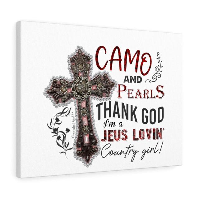 I'm a Jesus Lovin - Wrapped Canvas Typography Blue Elephant Size: 61cm H x 76cm W on Productcaster.