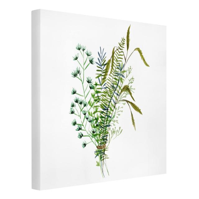 Meadow Grasses II - Wrapped Canvas Graphic Art Rosalind Wheeler on Productcaster.