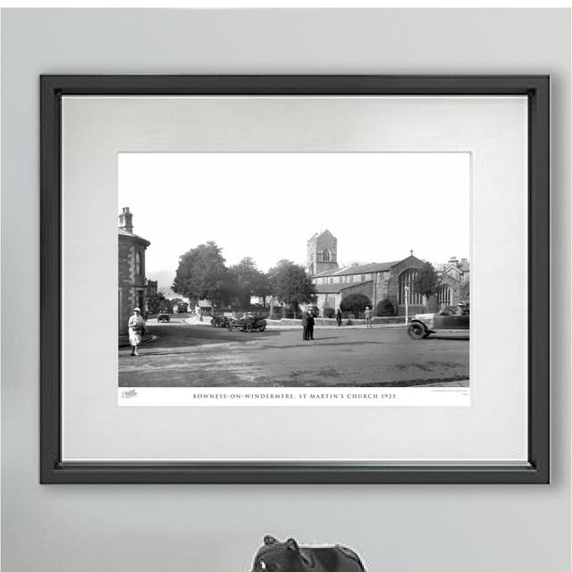 'Bowness-on-Windermere, St Martin's Church 1925' by Francis Frith - Picture Frame Photograph Print on Paper The Francis Frith Collection Size: 40cm H on Productcaster.