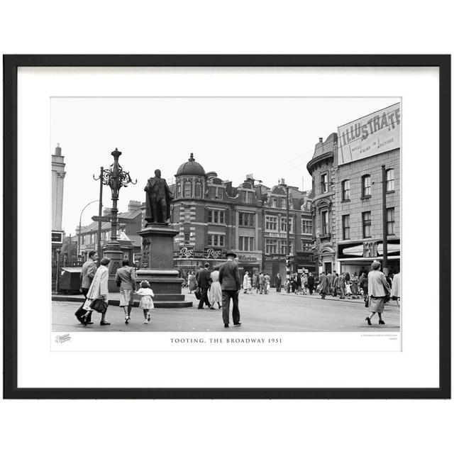 'Tooting, the Broadway 1951' by Francis Frith - Picture Frame Photograph Print on Paper The Francis Frith Collection Size: 45cm H x 60cm W x 2.3cm D on Productcaster.