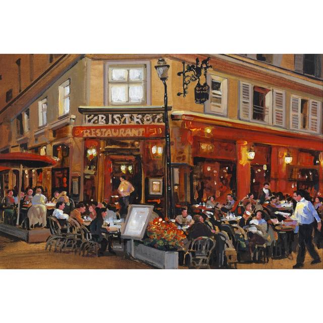 Bistro I - Wrapped Canvas Painting Astoria Grand Size: 81cm H x 122cm W on Productcaster.