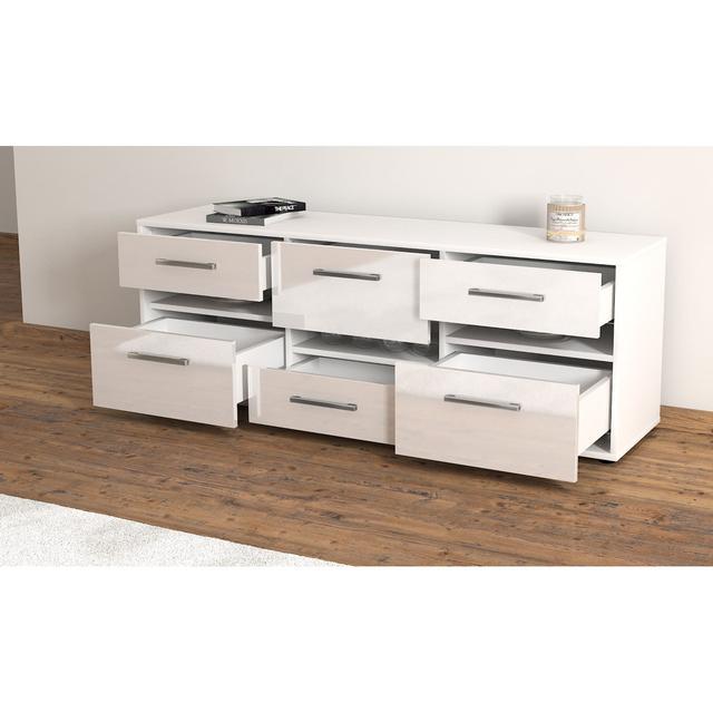 Benee TV Stand Brayden Studio Colour: Green/White on Productcaster.