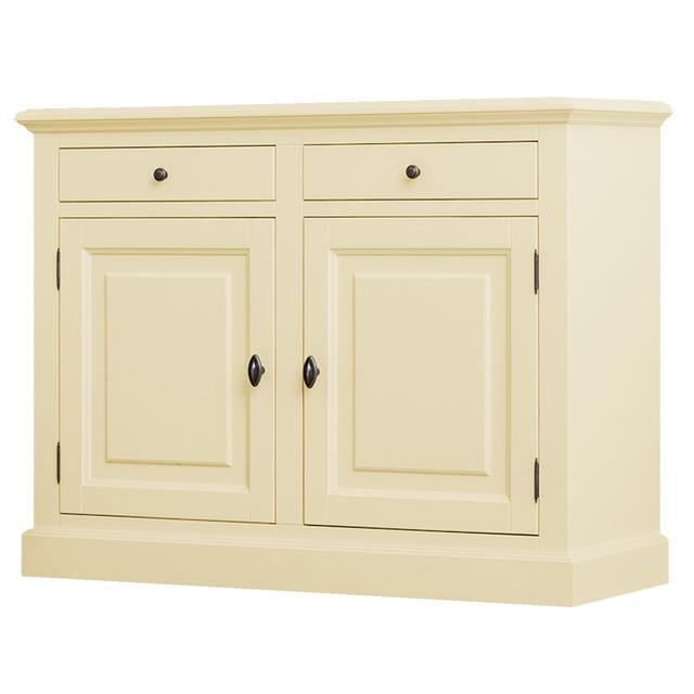 Breshai 126 Cm Wide 2 Drawer Sideboard Rosalind Wheeler Colour: Light Yellow on Productcaster.