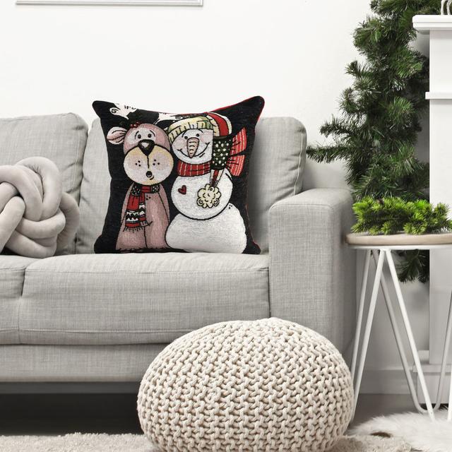 Selbyville Cotton Square Euro Cushion with Filling The Seasonal Aisle on Productcaster.