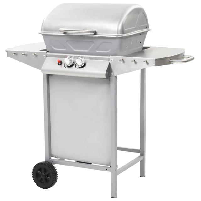 48.5cm Stainless Steel 2-Burner Portable Liquid Propane Barbecue Grill Symple Stuff on Productcaster.