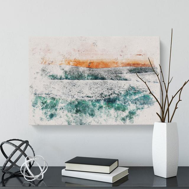 Beach Views In San Francisco - Wrapped Canvas Print East Urban Home Size: 50cm H x 76cm W x 3cm D on Productcaster.