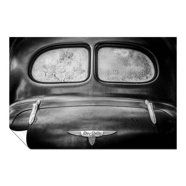 Panther Print Fine Art Prints Black & White Shattered Vintage Desoto 1937 Car Artistic Unframed Poster, Pictures For Home Walls, Bedroom, Living Room on Productcaster.