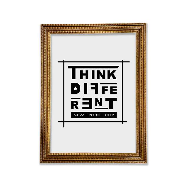 Think Different - Print Happy Larry Size: 42cm H x 29.7cm W x 3cm D on Productcaster.