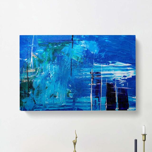 Abstract Art Painting Vol.85 by S.Johnson - Wrapped Canvas Painting Print East Urban Home Size: 35cm H x 50cm W x 3cm D on Productcaster.