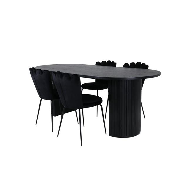 Meekins 4 - Person Dining Set Canora Grey on Productcaster.