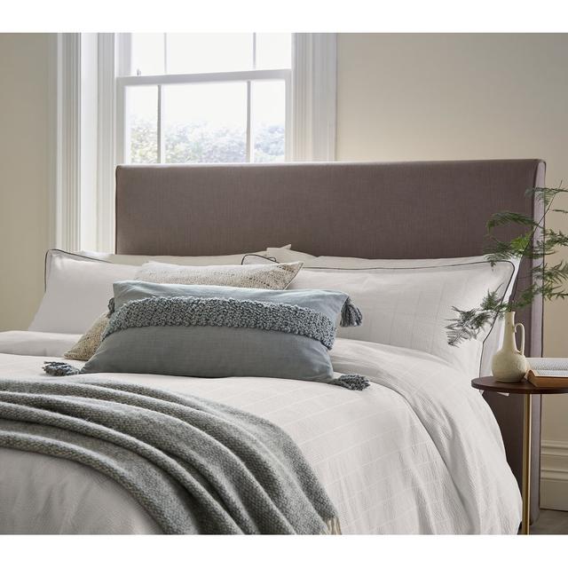 Eben Cotton Duvet Cover Set Bedeck of Belfast Size: Super King - 2 Pillowcases (48 x 74 cm) on Productcaster.