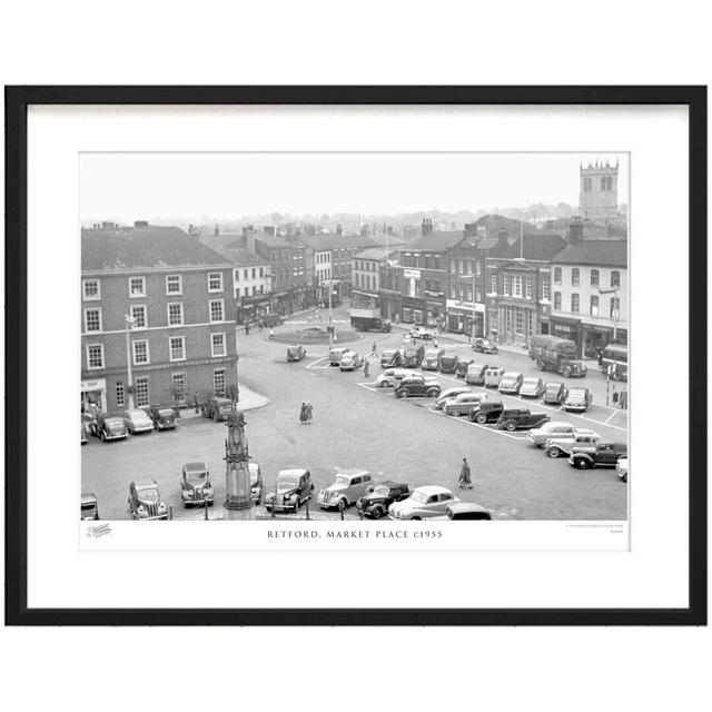 Retford, Market Place C1955 - Single Picture Frame Print The Francis Frith Collection Size: 28cm H x 36cm W x 2.3cm D on Productcaster.